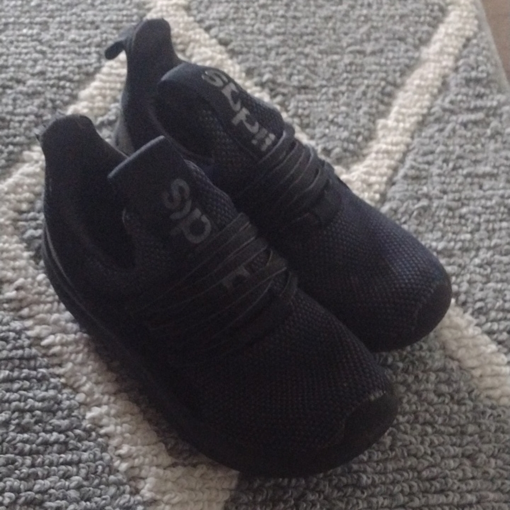 Black Slip On Adidas Sneakers Sz 13.5